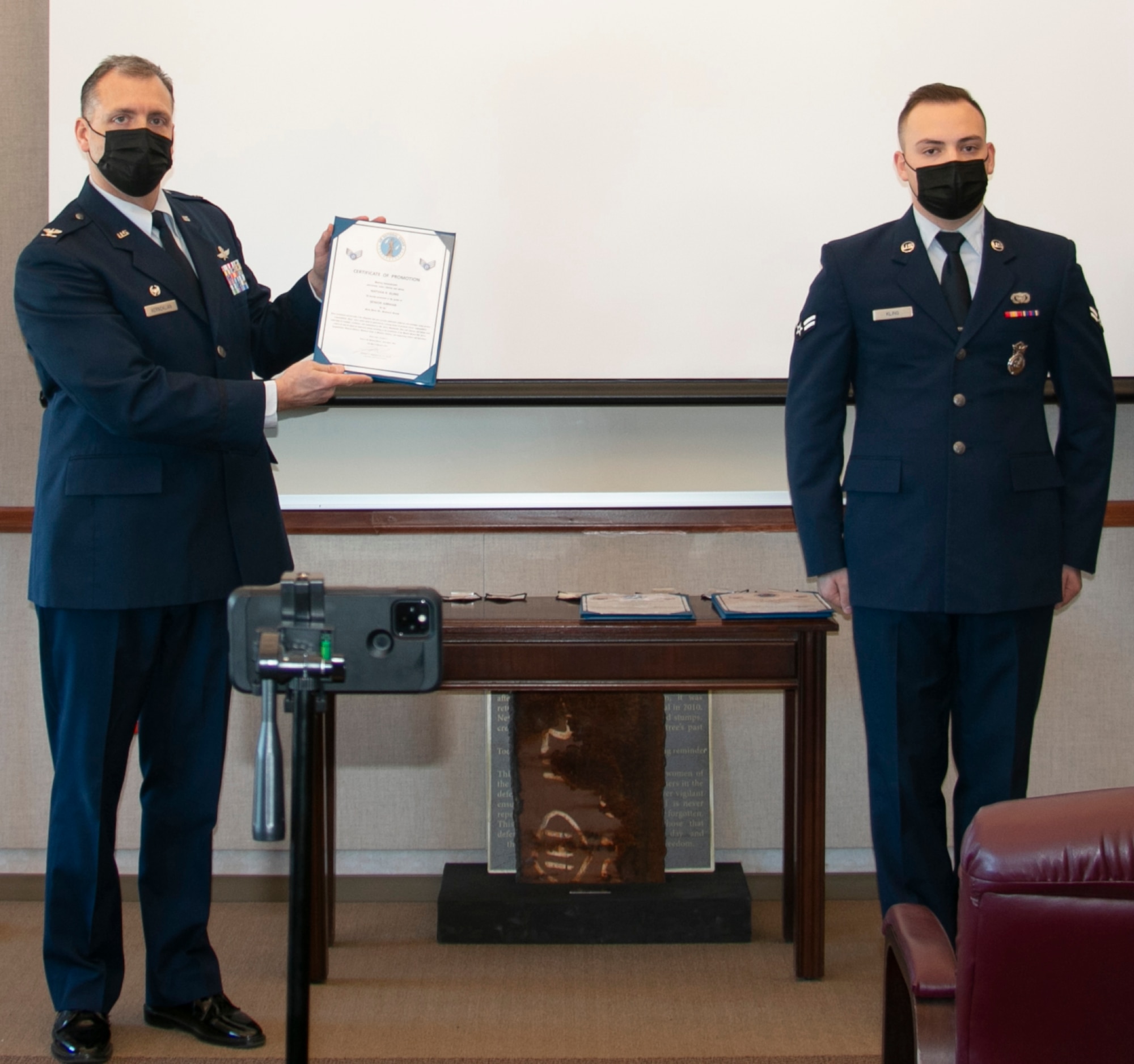 Kling promoted to senior airman