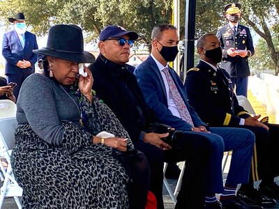 Interpretative marker for Houston Riot graves unveiled at Fort Sam Houston National Cemetery
