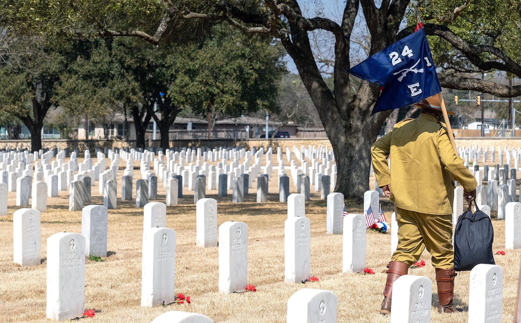 Interpretative marker for Houston Riot graves unveiled at Fort Sam Houston National Cemetery