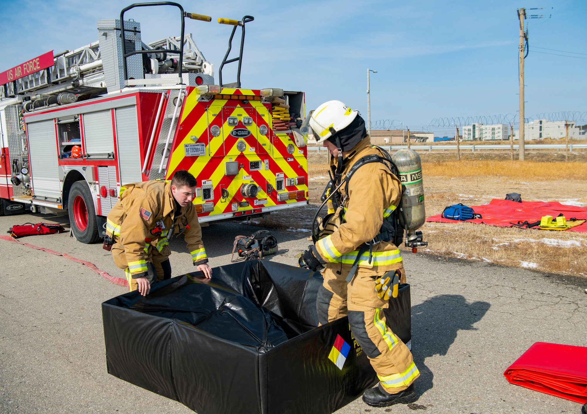 Fire and EOD train together