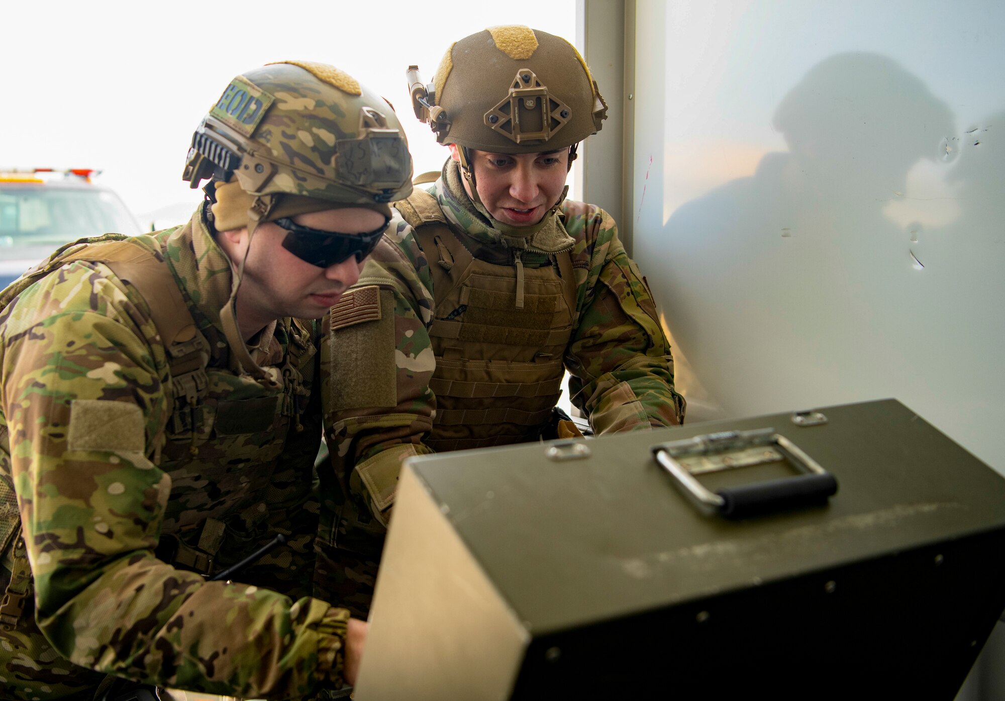 Fire and EOD train together