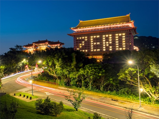 Grand Hotel Taipei lights up rooms to spell ‘zero’ to mark no new COVID-19 cases. Taipei, Taiwan. (Photo by: Ricky kuo at Shutterstock ID: 1718942320, April 29, 2020)