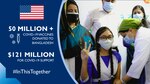 U.S. COVID-19 Vaccine Donations Surpass 50 Million Mark