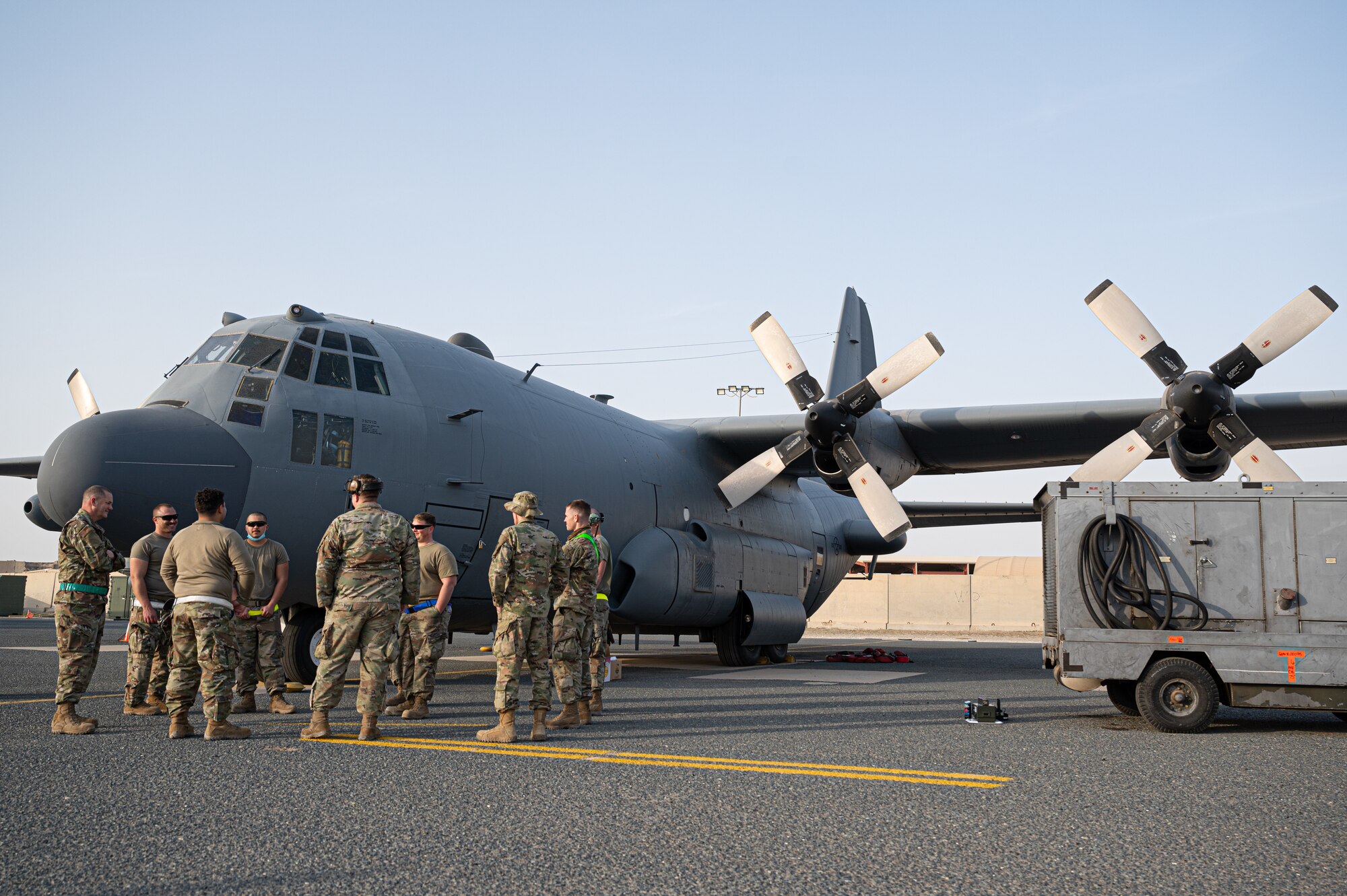 The rapid deployment of the EC-130s into the USCENTCOM area of responsibility exhibits the U.S.’s ability to incorporate additional combat capability at any time, deterring regional aggressors through the electronic warfare prowess.