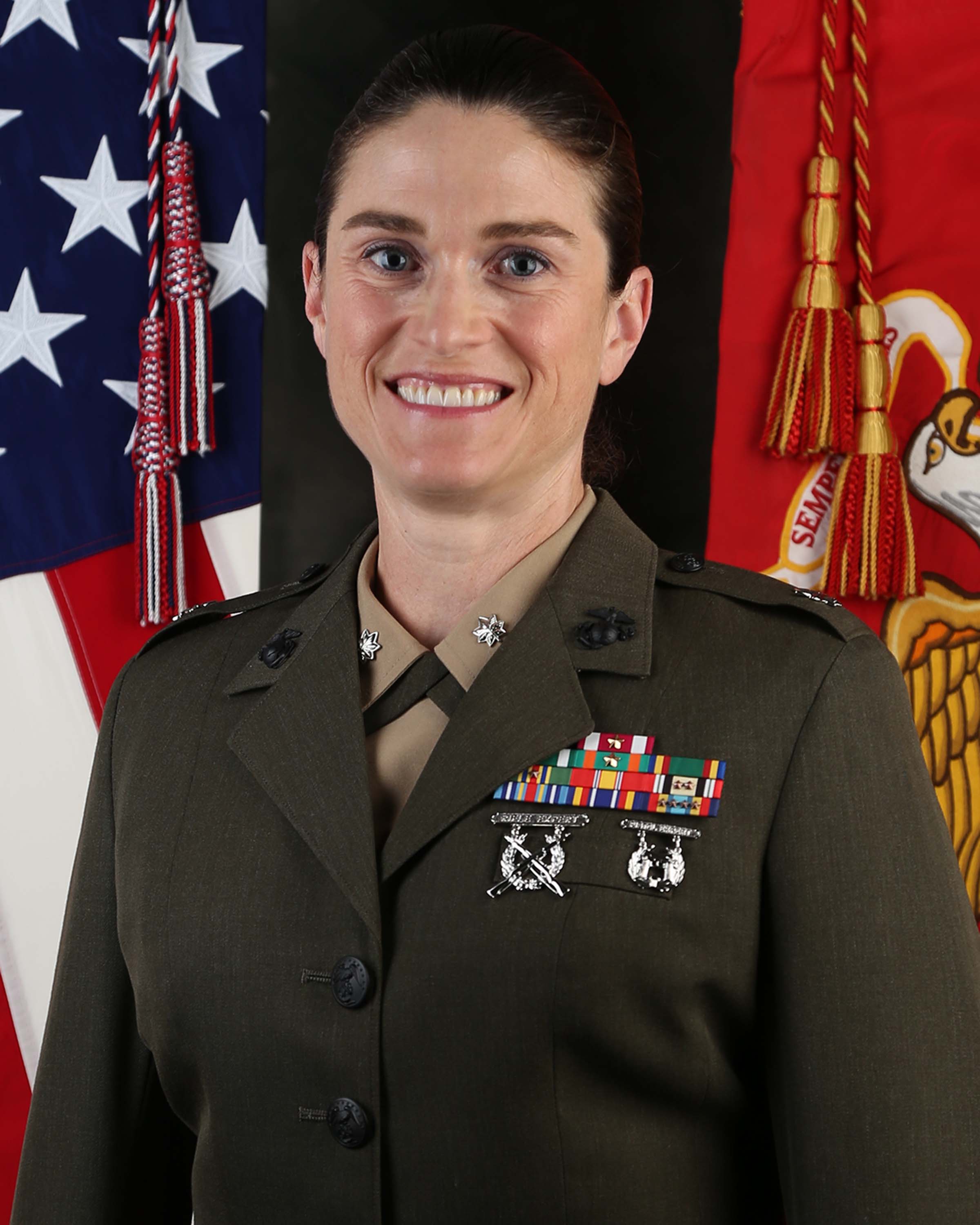 Lt. Col. Madeline M. Melendez > I Marine Expeditionary Force > Leaders