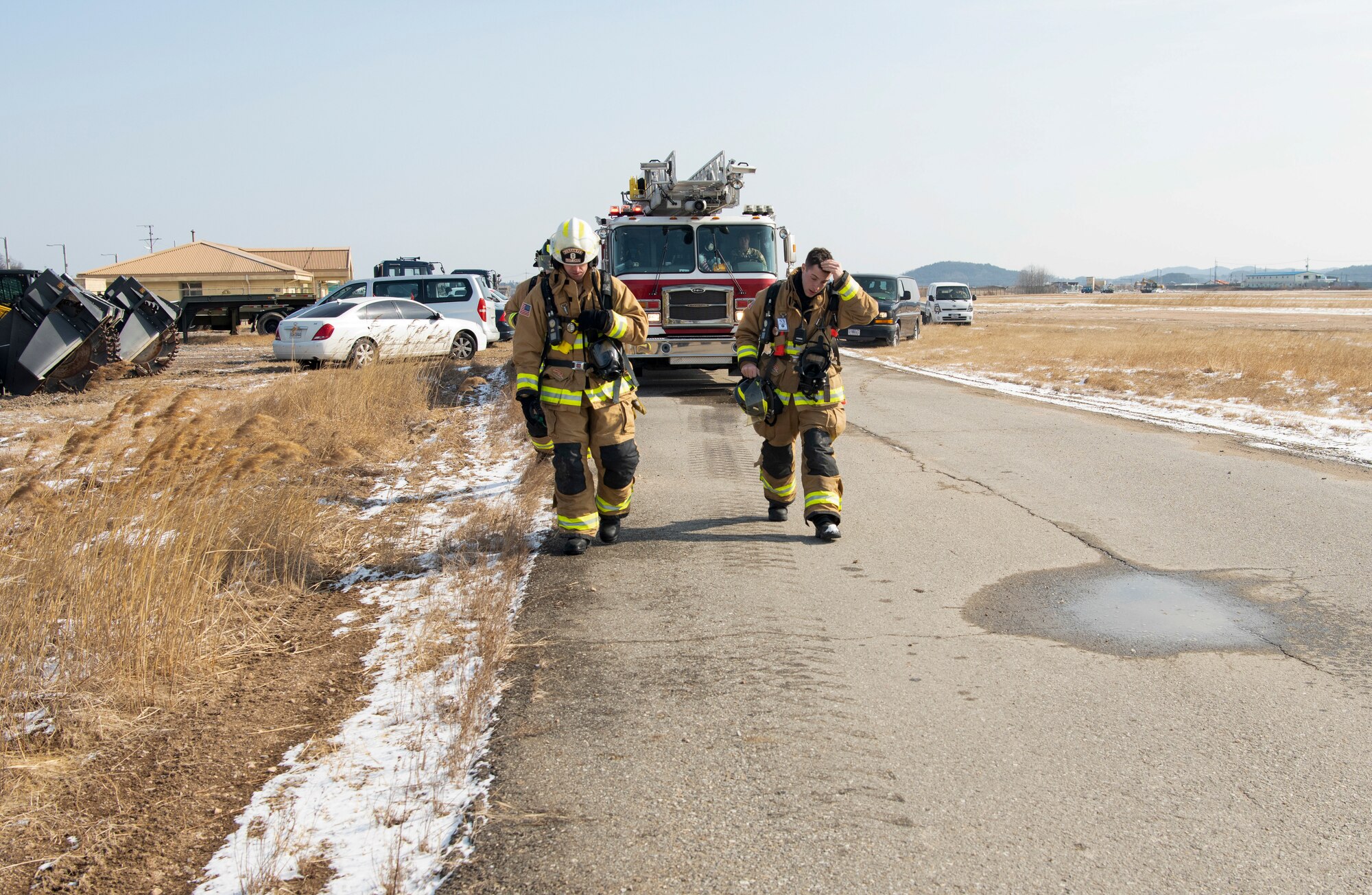 Fire and EOD train together