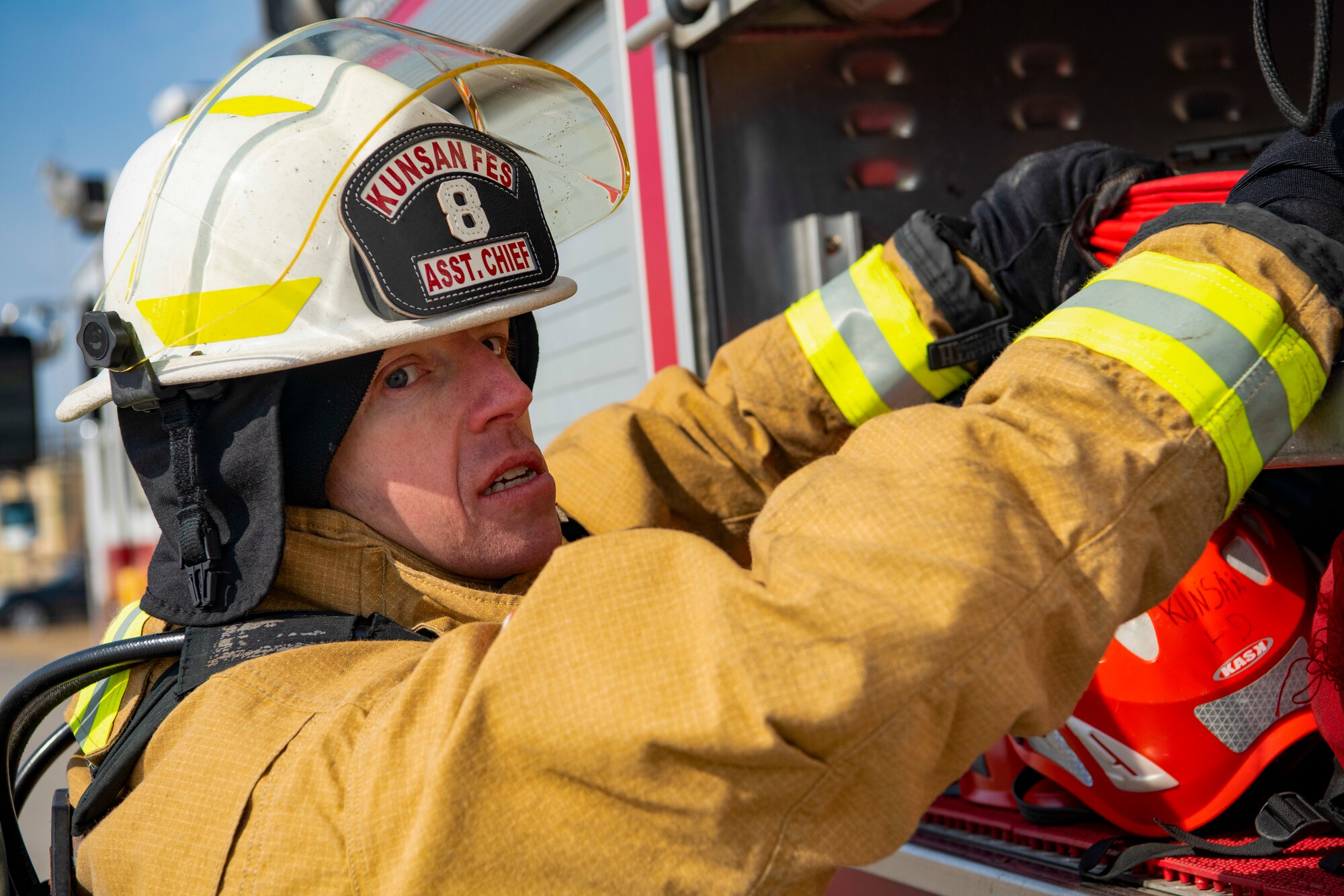 Fire and EOD train together