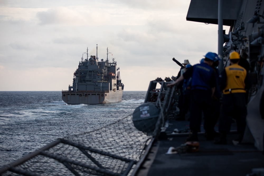 USS Tulsa Replenishment-at-Sea
