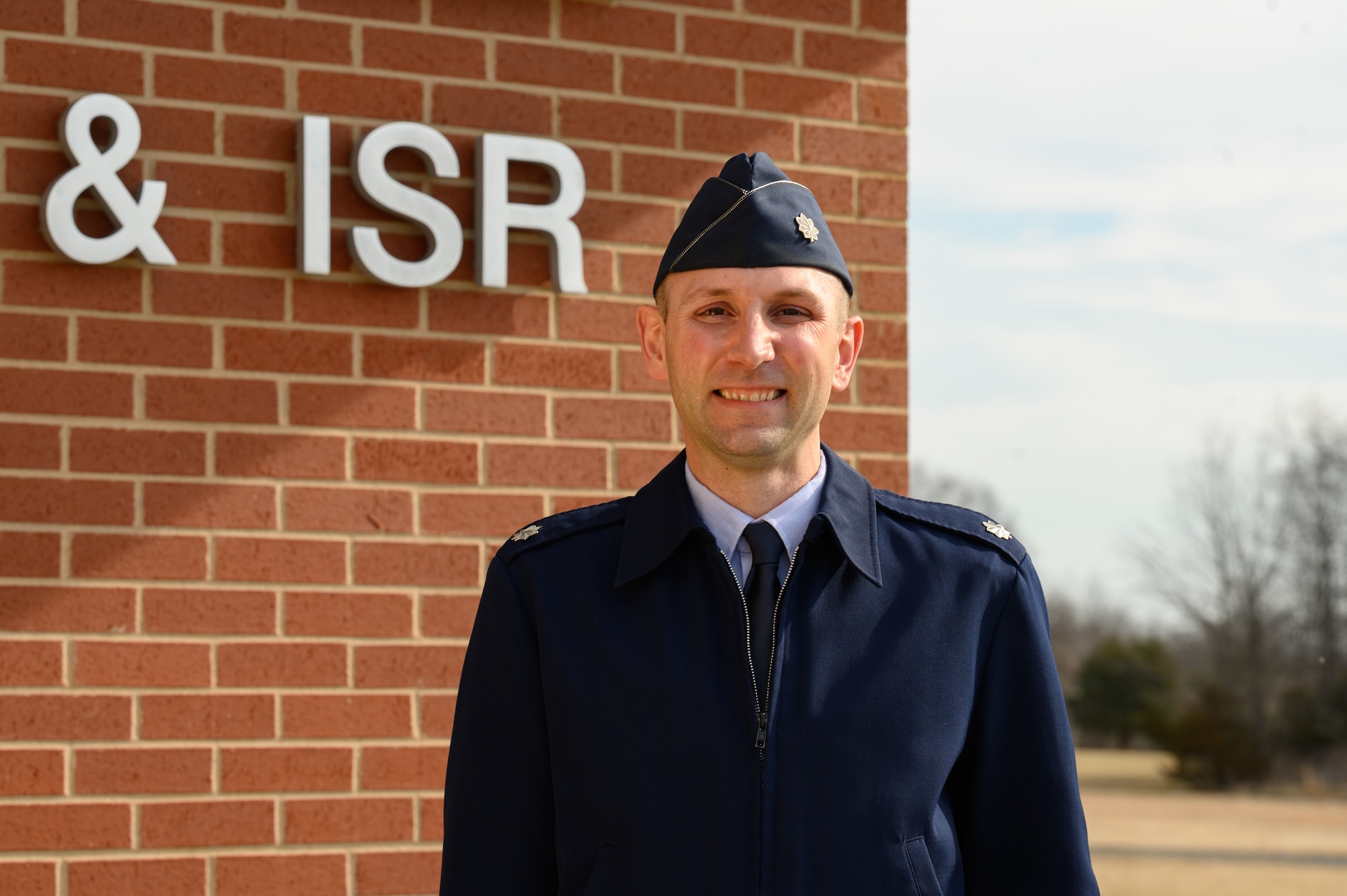 U.S. Air Force Lt. Col. John Ippoliti, incoming 135th Intelligence Squadron commander, poses for a photo Feb. 12, 2022, before a change of command ceremony for the 135th IS at Warfield Air National Guard Base at Martin State Airport, Middle River, Maryland. The 135th IS provides signals intelligence expertise using classified sources to collect information so our Air Force and other partners can make better decisions and prepare either policymakers or warfighters to be more effective. (U.S. Air National Guard photo by Staff Sgt. Sarah M. McClanahan)