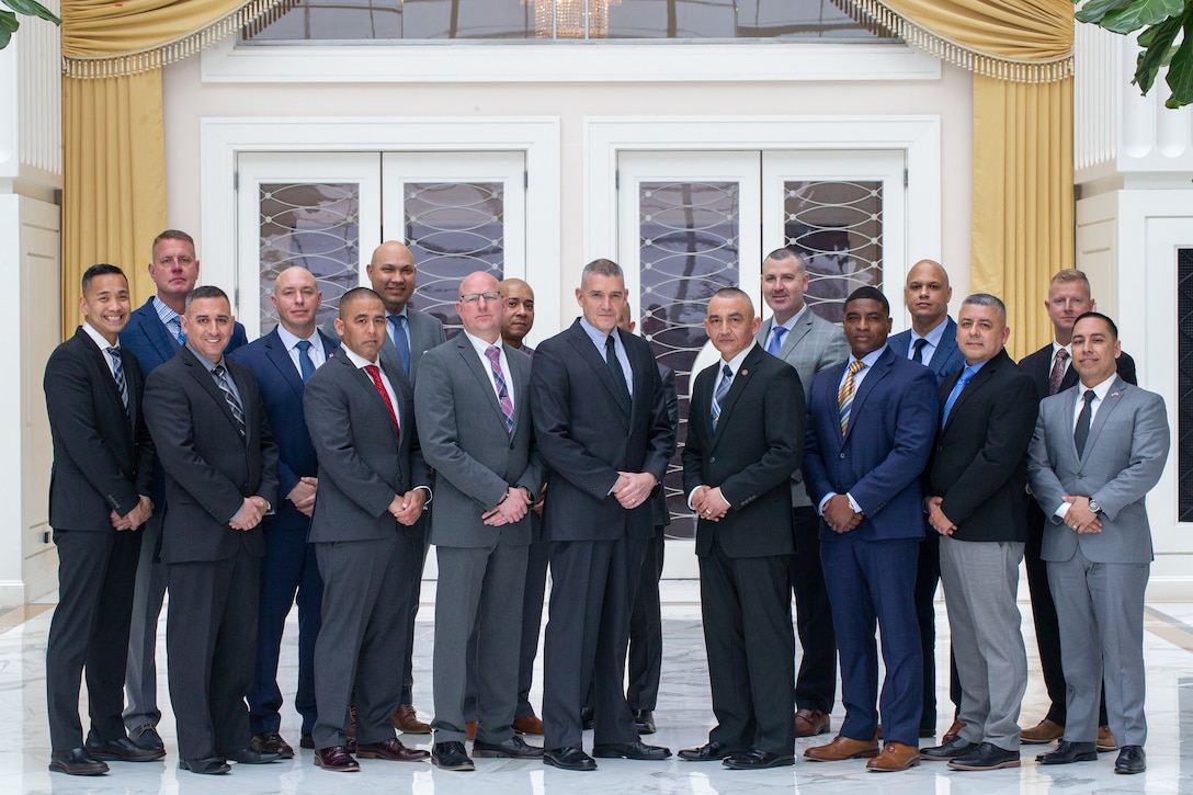 Marine Corps Recruiting Command senior enlisted leaders known as the “Gray Beards” stand with Maj. Gen. Jason Q. Bohm during a two-day symposium, Feb 22-23,2022. 



MCRC CG met with senior enlisted leaders to discuss the way ahead with Marine Corps Recruiting Command.  The group discussed matters pertaining to the future health of the 8412 military occupational specialty (career recruiter), the current state of recruiting duty and the way forward.  



The meeting of “Gray Beards” is hosted annually in order to ensure the recruiting foundation stays strong by empowering the elder statesmen the opportunity to positively effect change and ensure mission success.  After two years of unprecedented times in military recruiting, the group, which included the MCRC, Eastern and Western Recruiting Region Sergeants Major, must collectively discuss ways for the command to evolve.



“MCRC is facing what is arguably one of the most challenging times in recruiting since the all-volunteer force,” said Bohm, during his remarks to the group.  “FY21 was challenging and it was not all COVID.  COVID changed the way we conducted business because we had to work across many different media to reach people.  Inflation has caused our spending power to go down and with limited funds, the money doesn’t go very far.”
