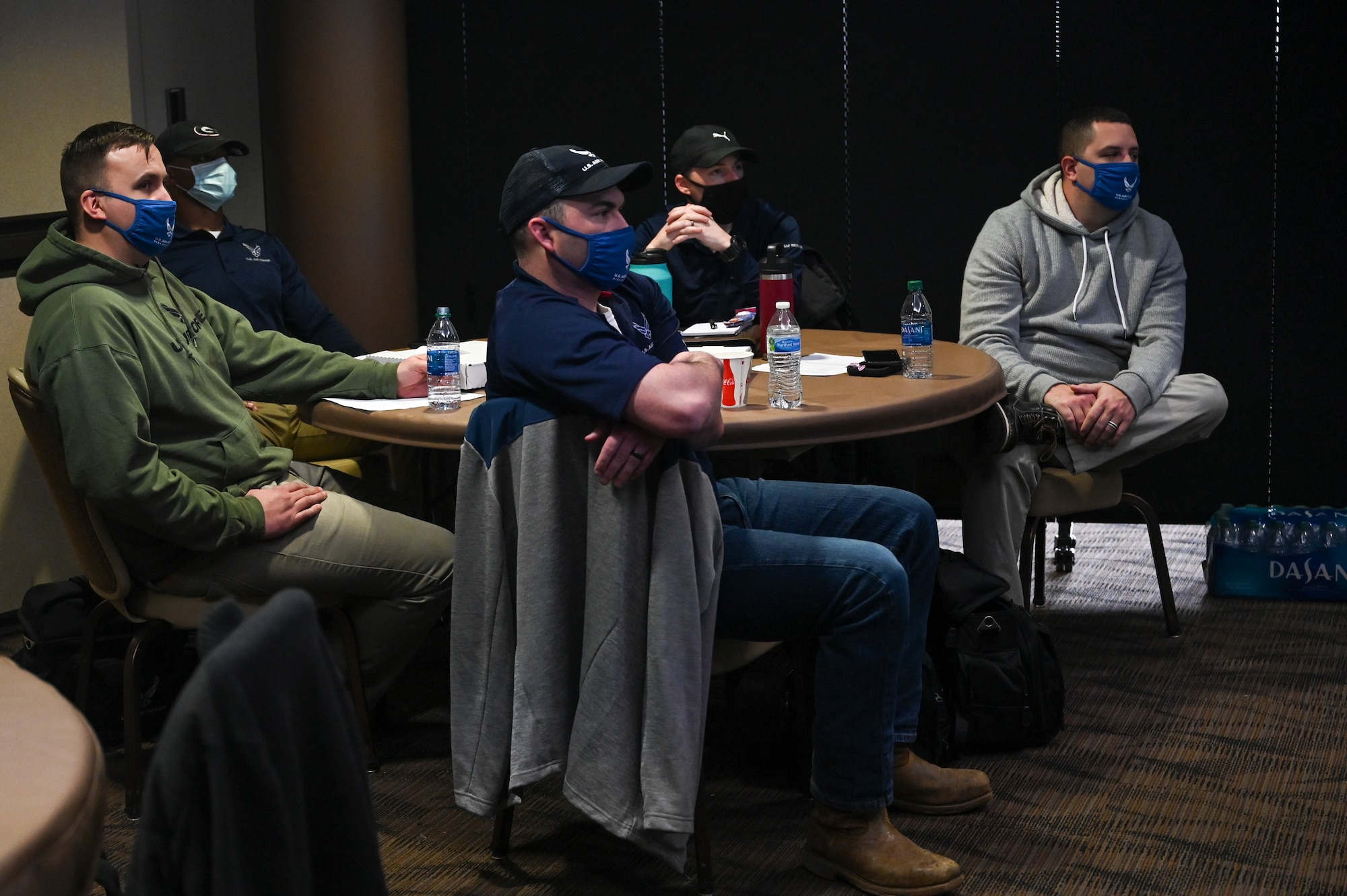 About 27 active-duty Air Force and Space Force recruiters assigned to the 311th Recruiting Squadron’s Delta, Echo and G flights held their quarterly meeting, Feb. 11, 2022, at the Community Activity Center, Youngstown Air Reserve Station, Ohio.