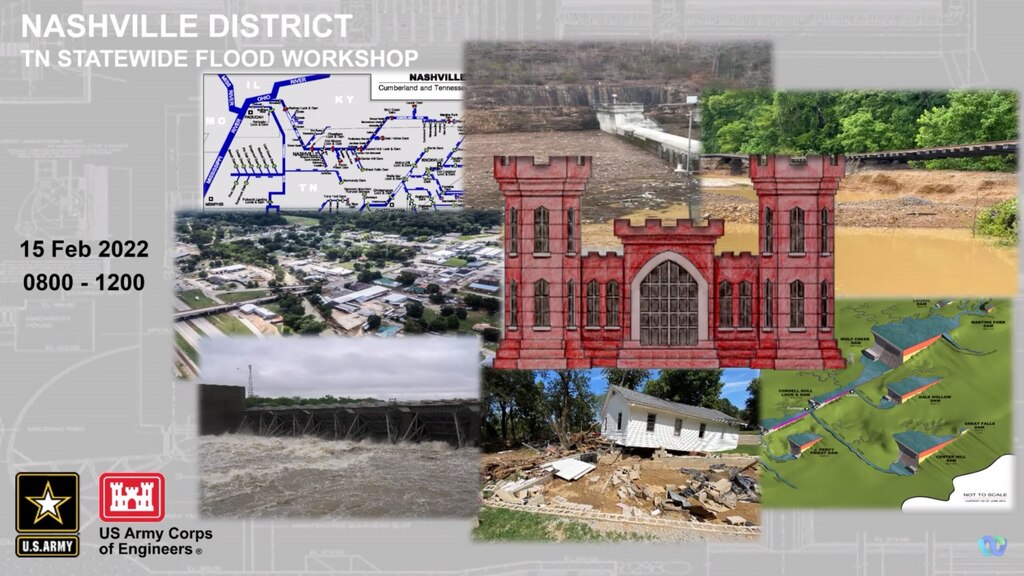 Nashville District held a remote Flood Workshop on February 15, 2022, to discuss emergency flood preparation for the upcoming flood season.