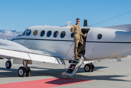 The Idaho Army National Guard Aviation Group deployed a small unit to the AFRICOM area of responsibility to support Operation Enduring Freedom Feb. 23, 2022. The unit will deploy for approximately nine months. The unit is based at Gowen Field and flies the C-12 Huron aircraft.