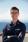Ensign Spencer King assigned to the Coast Guard Cutter Stratton, received his commission in a very unique way.