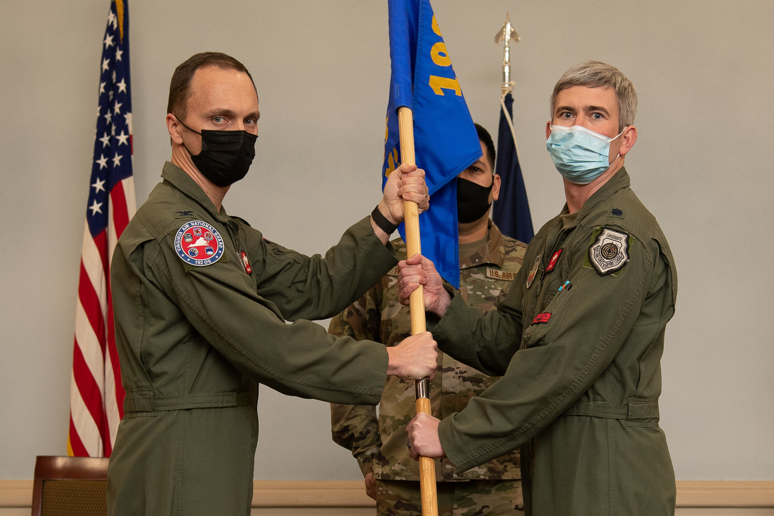 192nd Operations Group, Operations Support Squadron welcome new commanders >Virginia National Guard >News