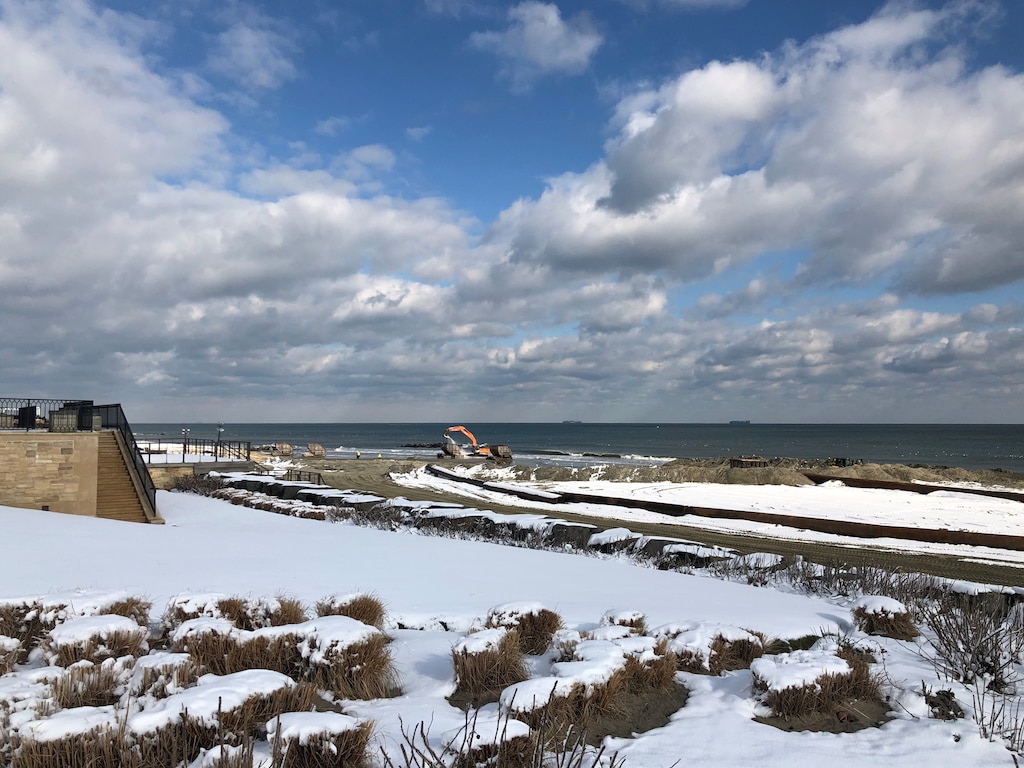 Work is ongoing on the U.S. Army Corps of Engineers, New York District's Sea Bright to Manasquan project.