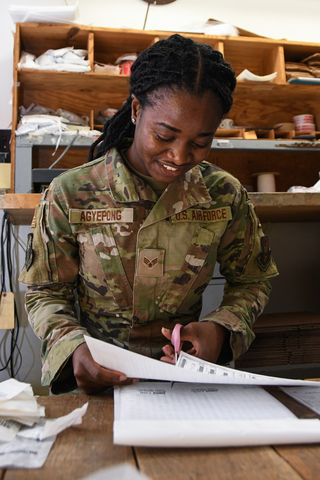 Agyepong is one of four Airmen with the 910th LRS who immigrated to the United States from Kenya or Ghana.