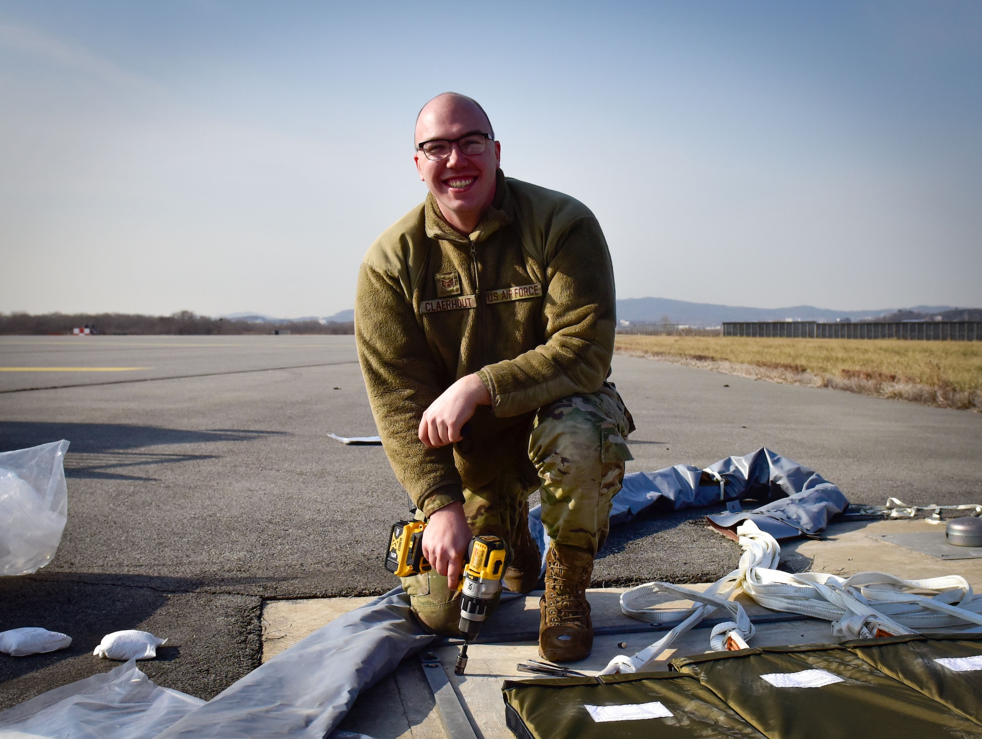 Happy Mustang Monday! This week’s Airman of the Week is Staff Sgt. Ryan Claerhout, 51st Civil Engineer Squadron NCOIC of aircraft arresting systems.