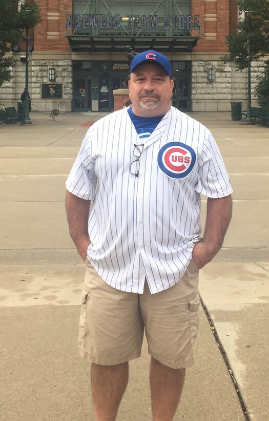 Arthur Welsh in cubs jersey