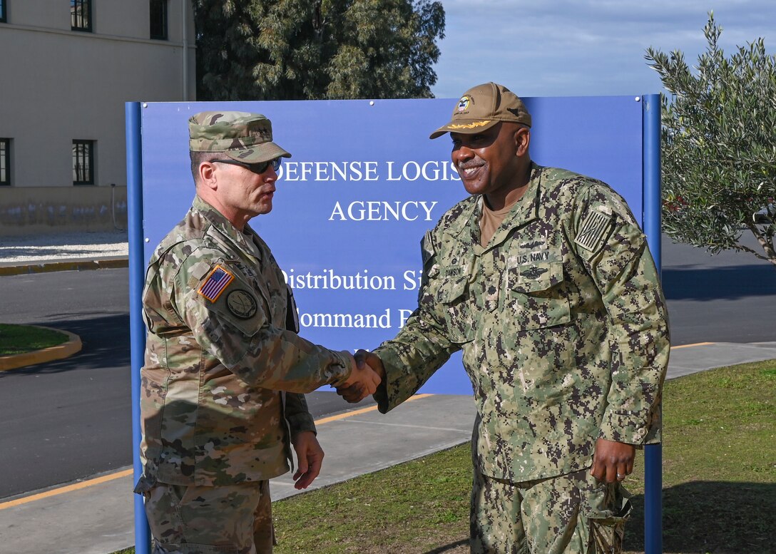 U.S. Africa Command Chief of Staff visits DLA Distribution Sigonella Italy