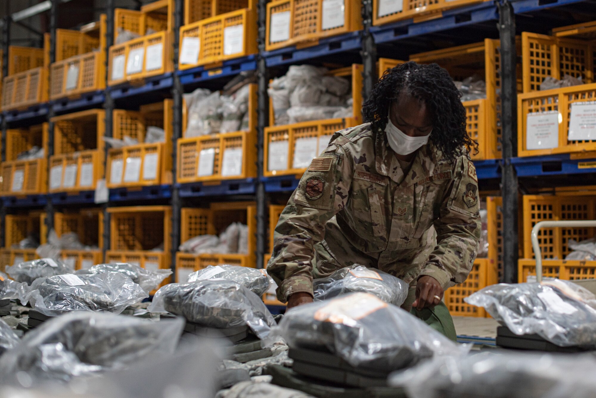 386th LRS ETDC Airmen provide material support