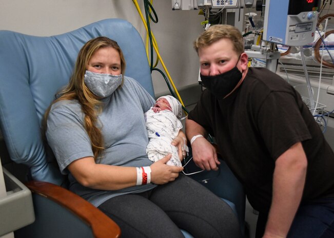 NMCCL welcomed its first baby of 2022. Lilly Lee was welcomed into the world at 11:29 p.m. on January 01, 2022 by her proud parents, United States Marine Corps Lance Corporal Elizabeta Lee and Lance Corporal Marcus Lee, both stationed at Marine Corps Base Camp Lejeune