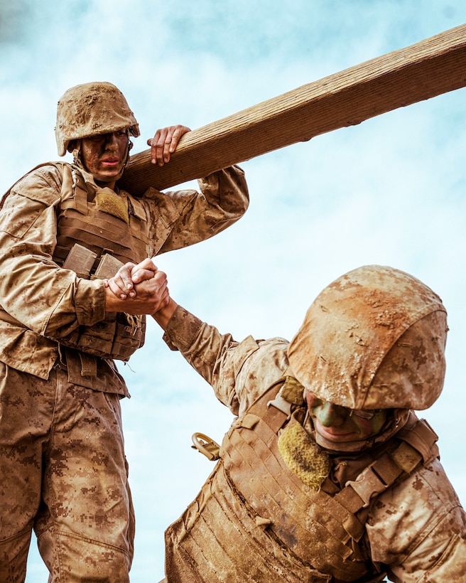 After completing the crucible’s physically and mentally demanding challenges over the course of 54-hours with limited food and sleep, the recruits will finally have the privilege to call themselves United States Marines.