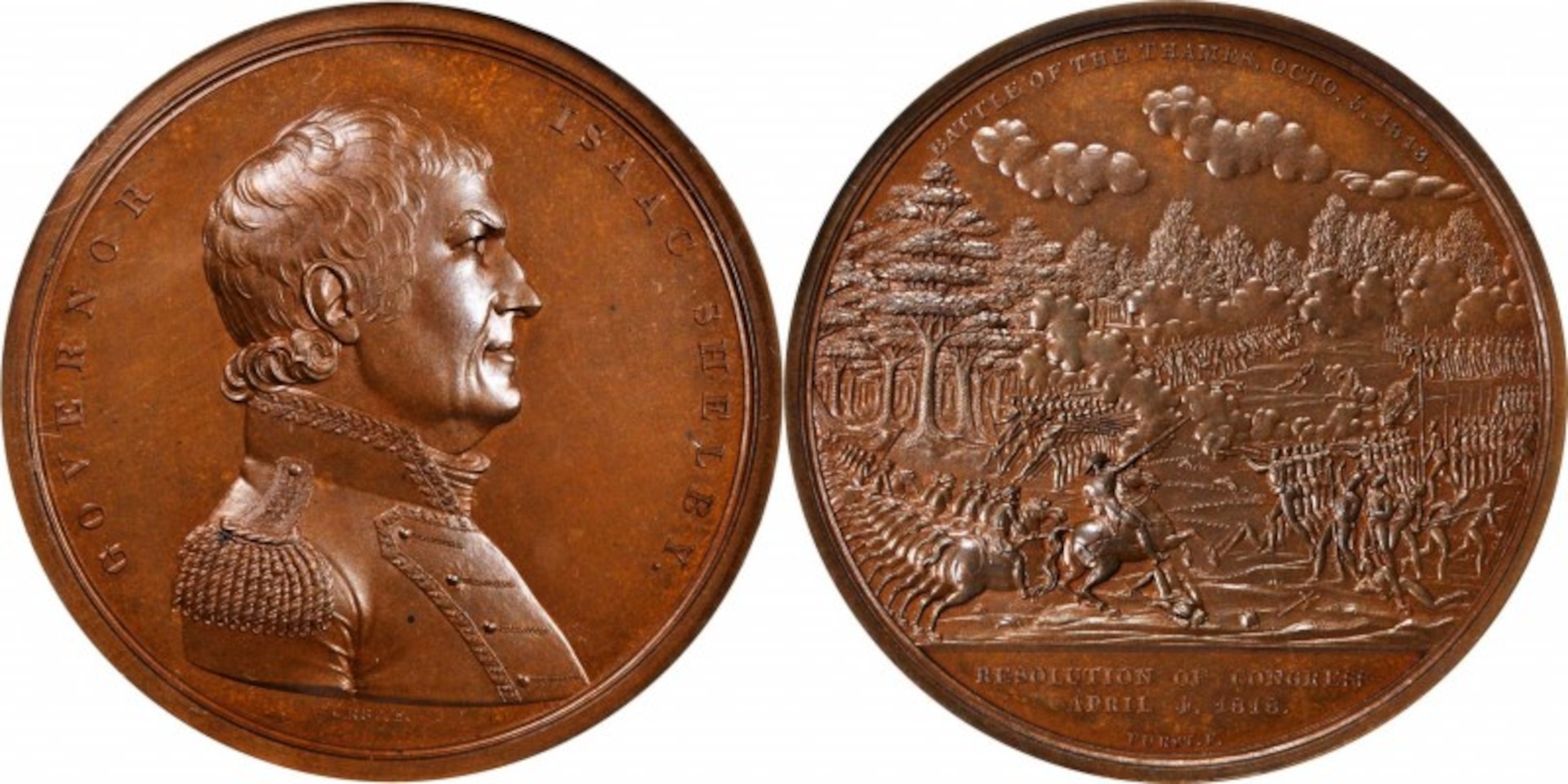 Isaac Shelby's Gold Medal