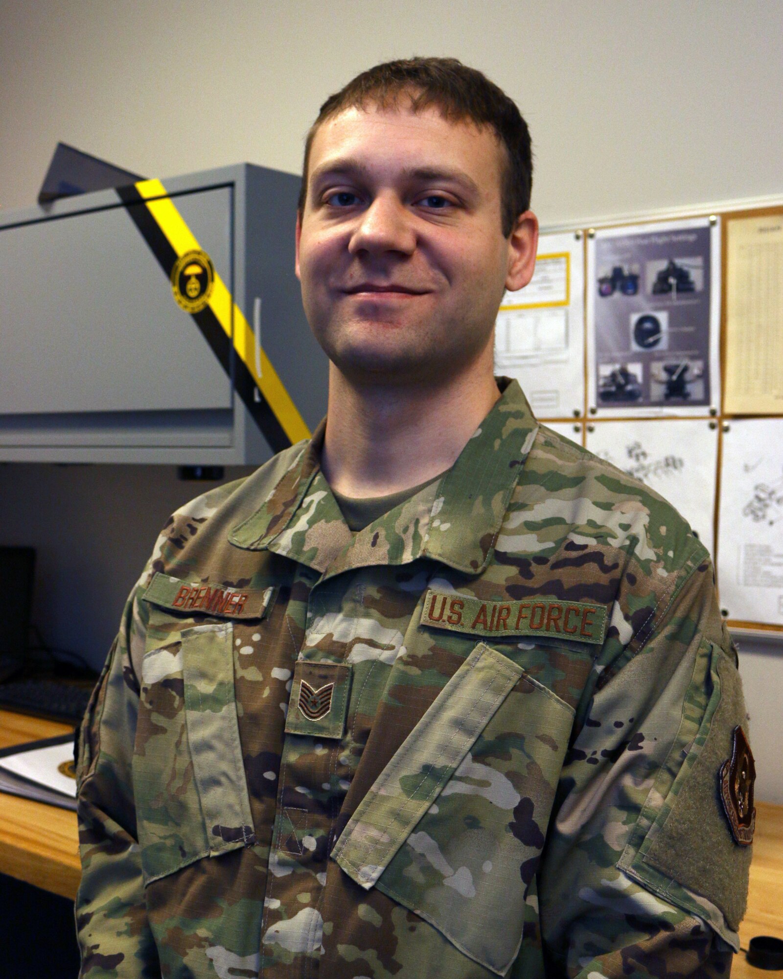 Tech. Sgt. Ryan Brenner, 445th Operations Support Squadron NCO in charge of night vision goggles/training, is the 445th Airlift Wing January 2022 Spotlight Performer.