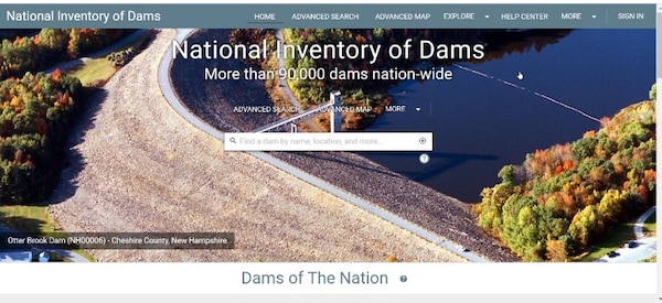 Screenshot of NID's redesigned website