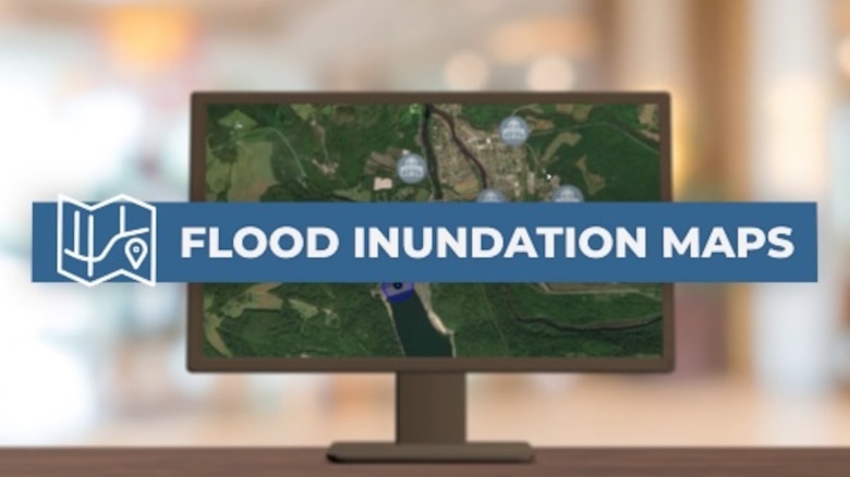 Screenshot of NID's Flood Inundation Maps