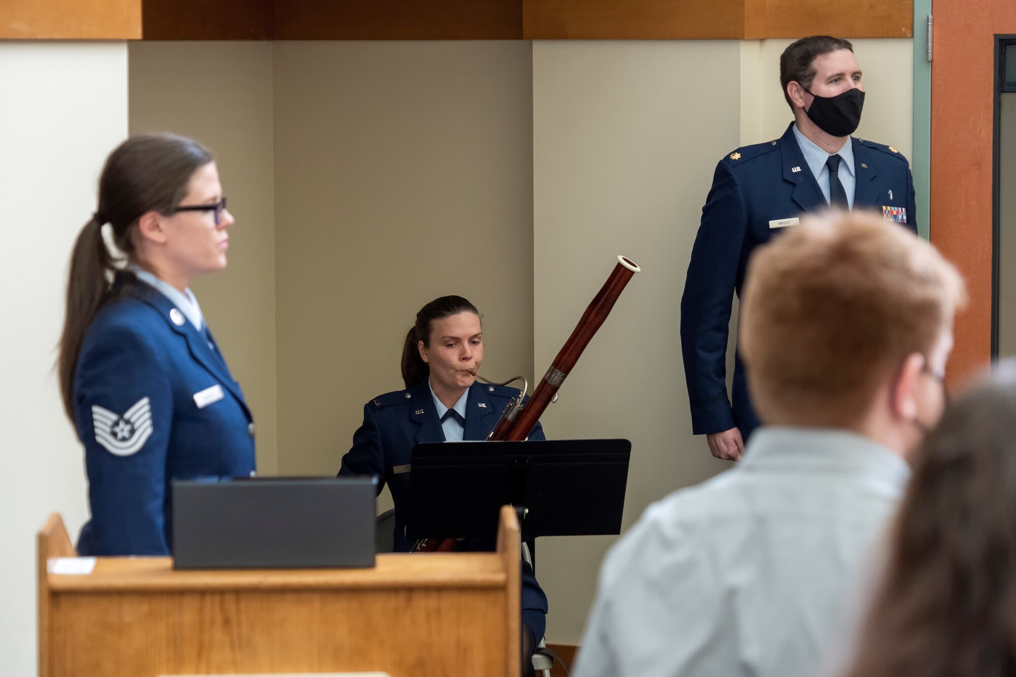 Airman of Note: AFMAO Airman shares musical talent with team