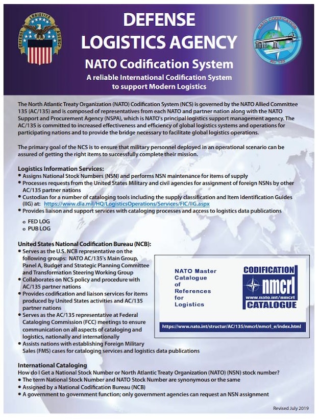 Access To NATO Codification System Brochure