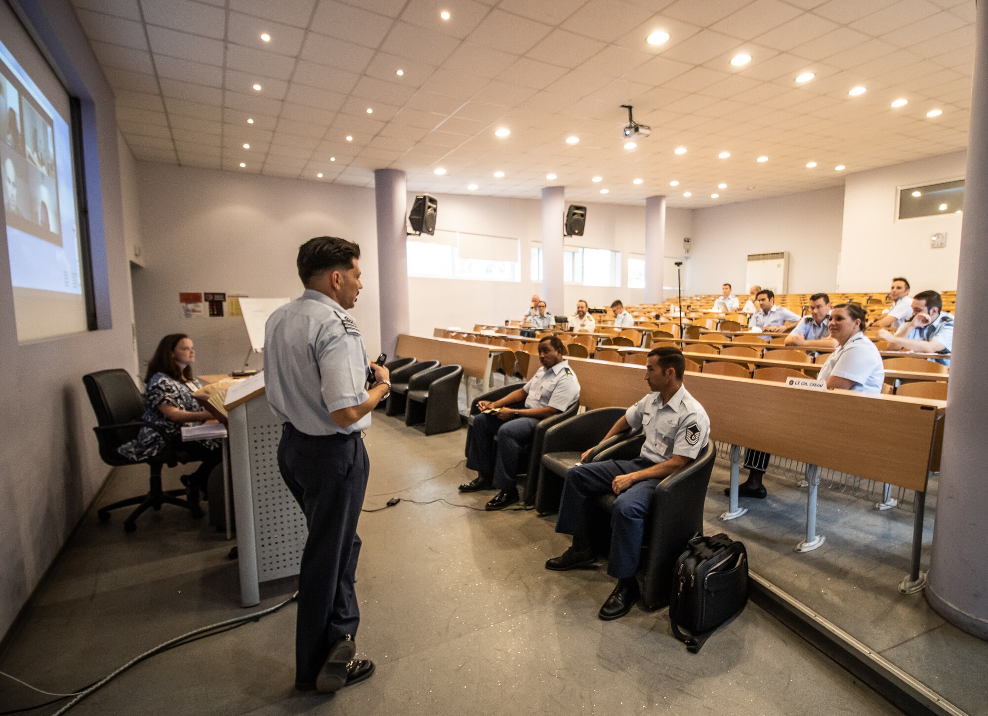 The Inter-European Air Forces Academy concludes Its Aviation Safety Program Management Course at Kavouri Air Force Base, Greece.