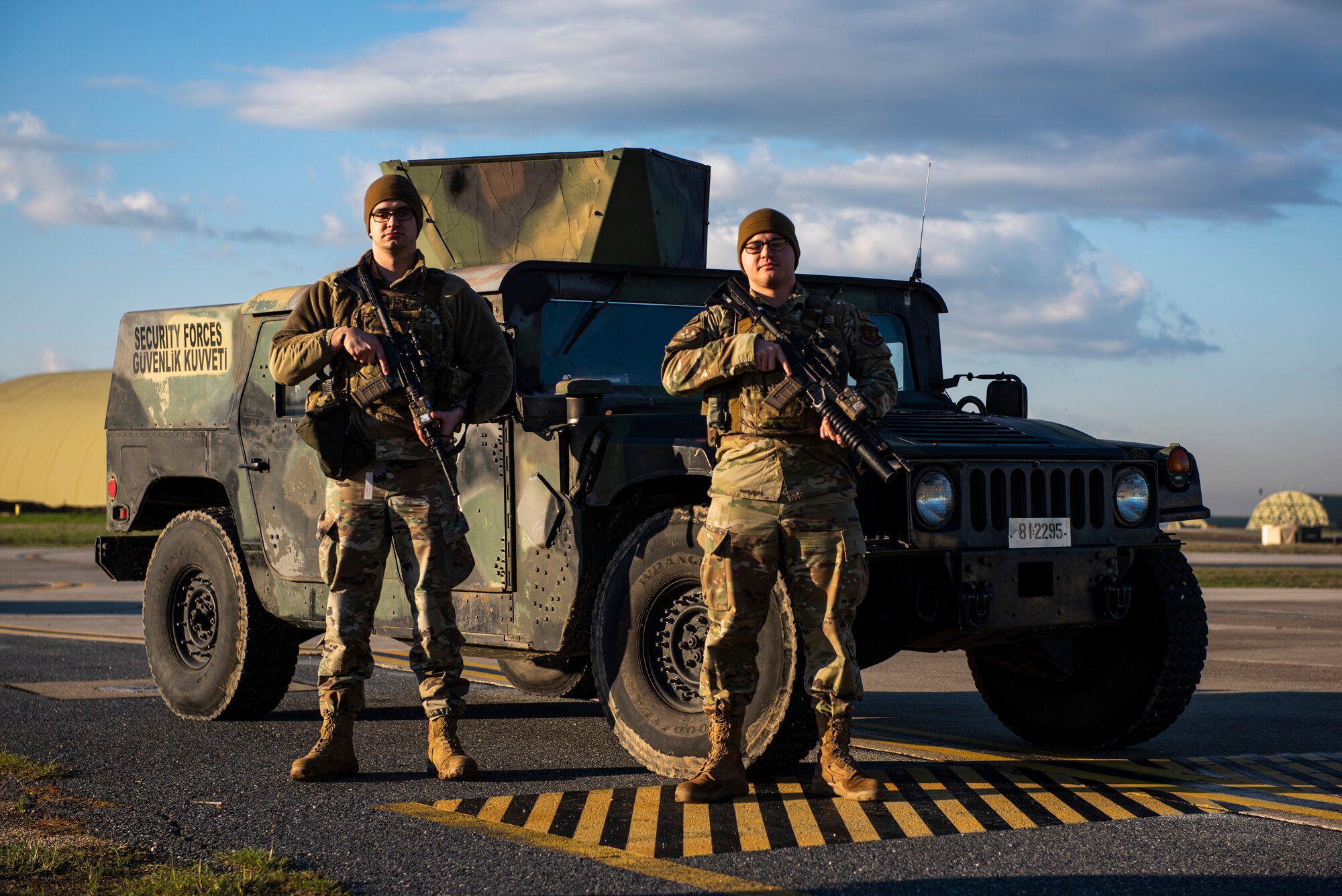 39th Security Forces Squadron Defenders conduct patrols at Incirlik Air Base