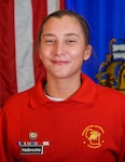 Wisconsin National Guard Challenge Academy Cadet Chloe Halbrooks of Walworth, Wisconsin, graduated from the residential phase of the program Dec. 22, 2021. She said she now sees herself as successful instead of a failure.