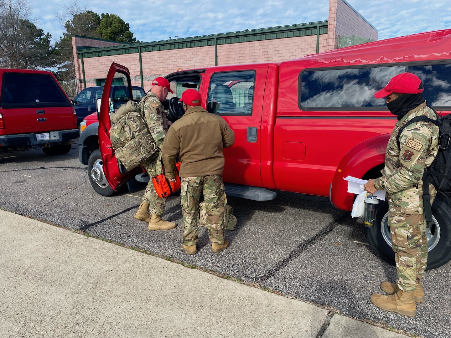 VNG personnel staged, ready to assist with possible severe winter weather response