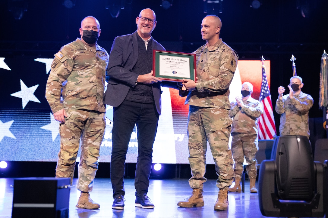 Lexcity Church hosted the deployment ceremony to show support to the unit deploying to Kosovo