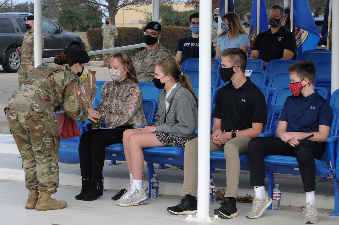 Mobilization Support Brigade Transfer of Authority ceremony at Fort Hood