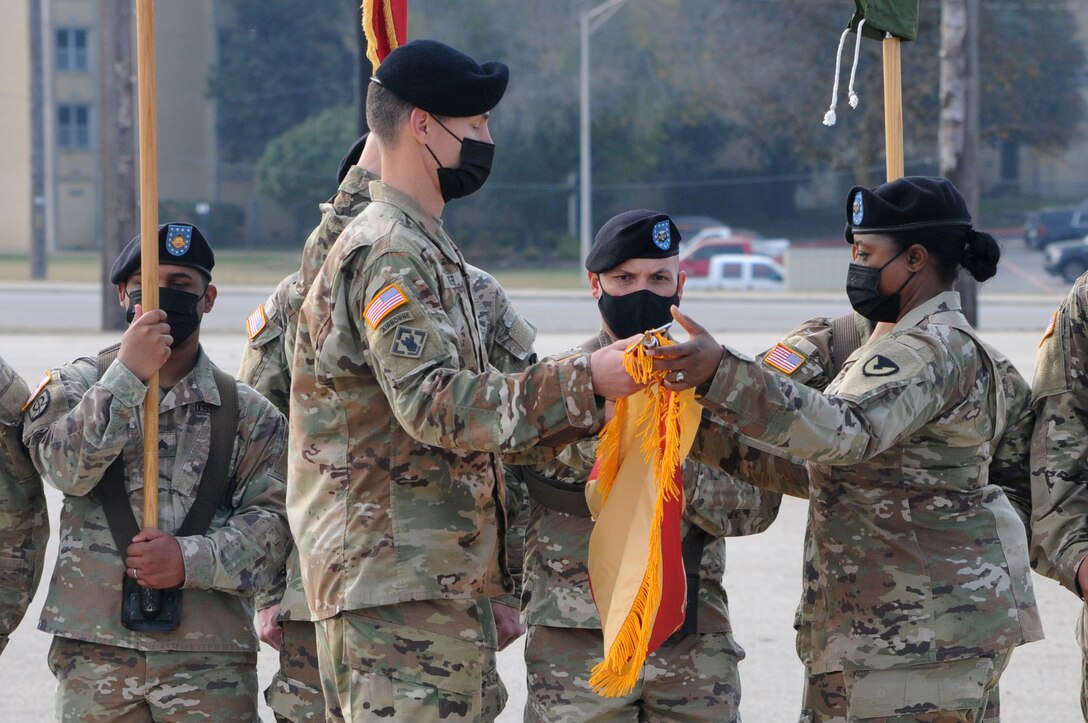 Mobilization Support Brigade Transfer of Authority ceremony at Fort Hood