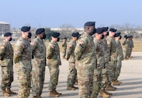 Mobilization Support Brigade Transfer of Authority ceremony at Fort Hood