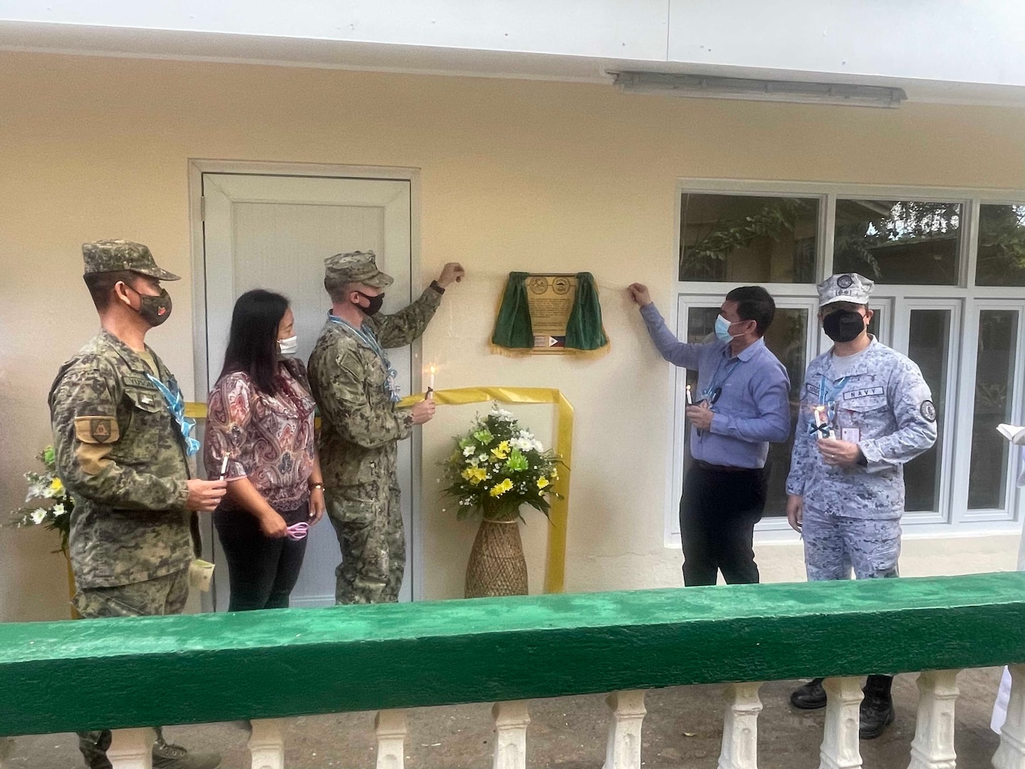 Pacific Partnership 21 Bagumbayan Central School Ribbon Cutting Ceremony