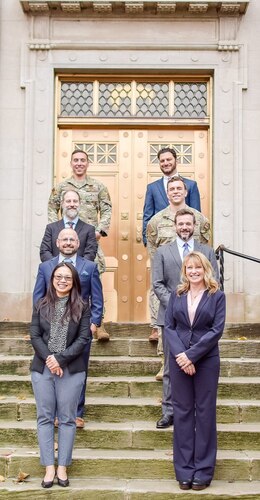 Shown is members of the Advanced Tactical Acquisition Corps Team 11. The team recently provided a number of recommendations to senior U.S. Air Force leaders including outlining actions the service should consider as it develops the replacement for the E-4B Nightwatch fleet, also known as National Airborne Operations Center or NAOC. (U.S. Air Force courtesy photo)