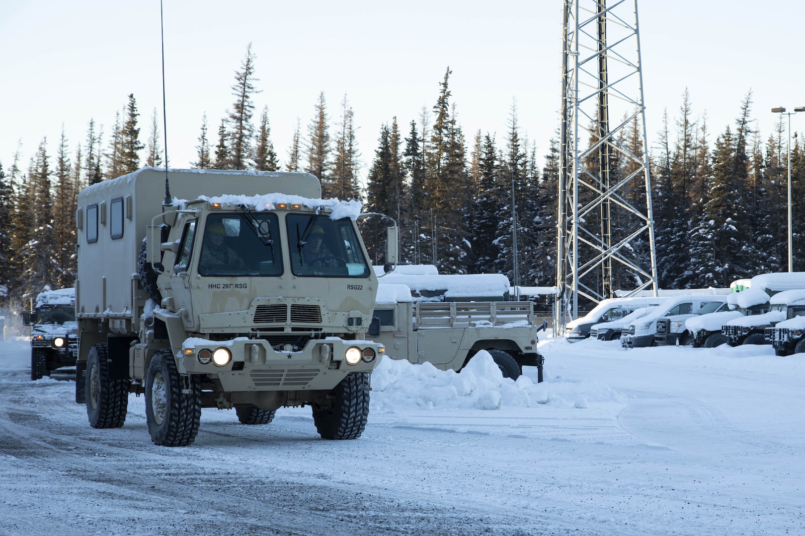 Alaska National Guard stages second team in response to ongoing winter storms