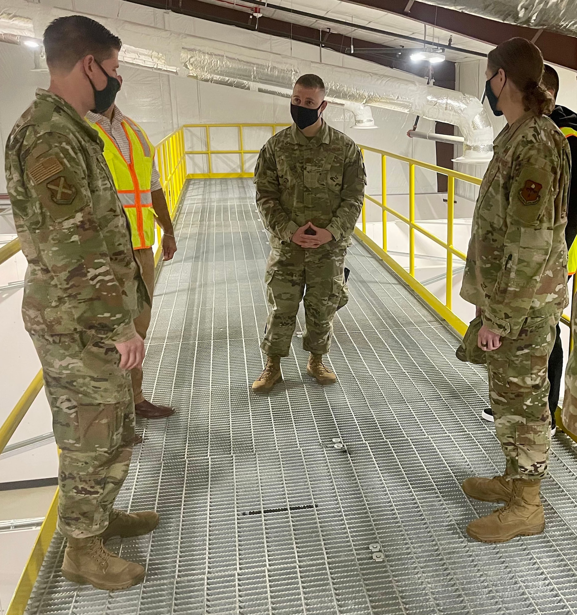 37 TRW leadership tours MWD lab