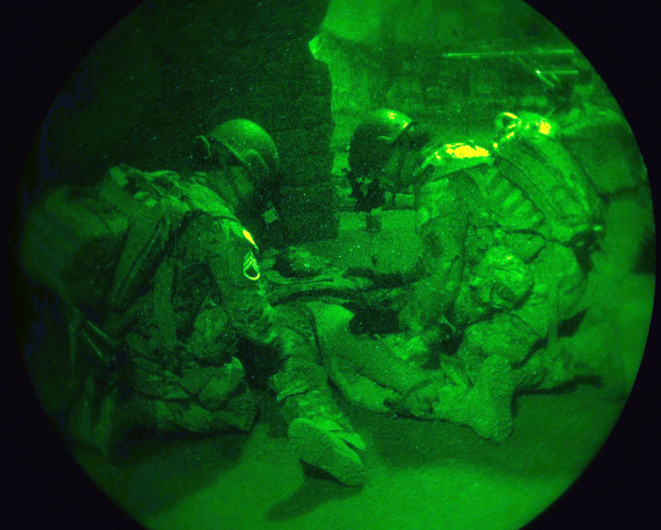 Combat medic trainees experience first-ever nighttime combat simulation