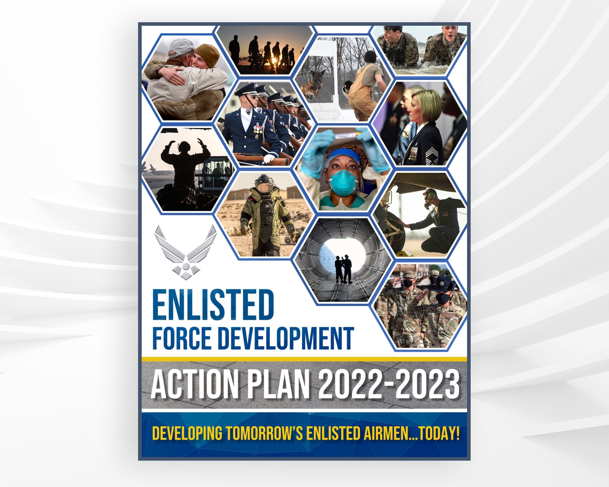 Enlisted Force Development Action Plan cover graphic