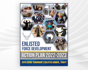 Enlisted Force Development Action Plan cover graphic