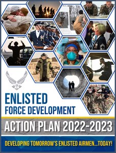 Enlisted Force Development Action Plan cover graphic.