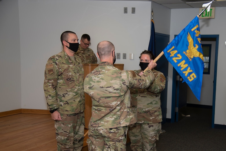 142nd Maintenance Squadron holds Assumption of Command